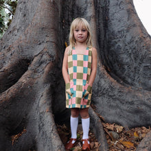 Load image into Gallery viewer, Pink Checkered Tank Dress
