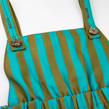 Load image into Gallery viewer, Gingerbread Dress - Striped Mint