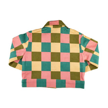 Load image into Gallery viewer, Pink Checkered Cruiser Jacket