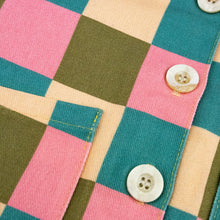 Load image into Gallery viewer, Pink Checkered Cruiser Jacket