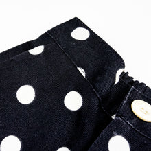 Load image into Gallery viewer, Black Polka Dot Cruiser Pant