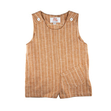Load image into Gallery viewer, Beach Playsuit - Orange Stripe Hemp