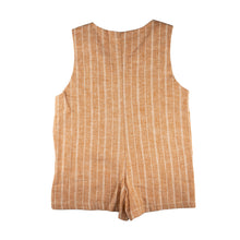 Load image into Gallery viewer, Beach Playsuit - Orange Stripe Hemp