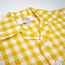 Load image into Gallery viewer, Yawn Shirt - Yellow Gingham