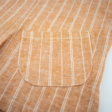 Load image into Gallery viewer, Beach Playsuit - Orange Stripe Hemp