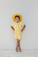 Load image into Gallery viewer, Yawn Shirt - Yellow Gingham