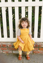 Load image into Gallery viewer, Pinafore Party Dress - Sunshine