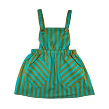 Load image into Gallery viewer, Gingerbread Dress - Striped Mint

