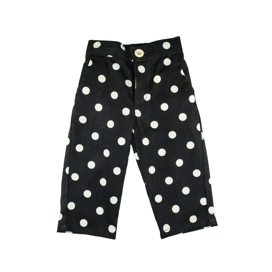 Black Polka Dot Cruiser Pant