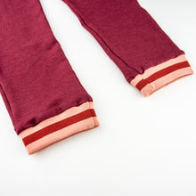 Load image into Gallery viewer, Bamboo Knit Leggings - Cranberry
