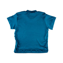 Load image into Gallery viewer, Ribbed Tiger Tee - Teal Blue
