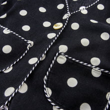 Load image into Gallery viewer, Black Polka Dot Blazer
