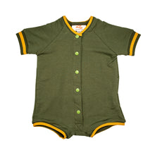 Load image into Gallery viewer, Bamboo Onesie Short Shorts - Olive
