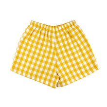 Load image into Gallery viewer, Weekend Shorts - Yellow Gingham
