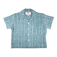 Load image into Gallery viewer, Yawn Shirt - Blue Stripe Hemp
