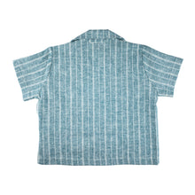 Load image into Gallery viewer, Yawn Shirt - Blue Stripe Hemp
