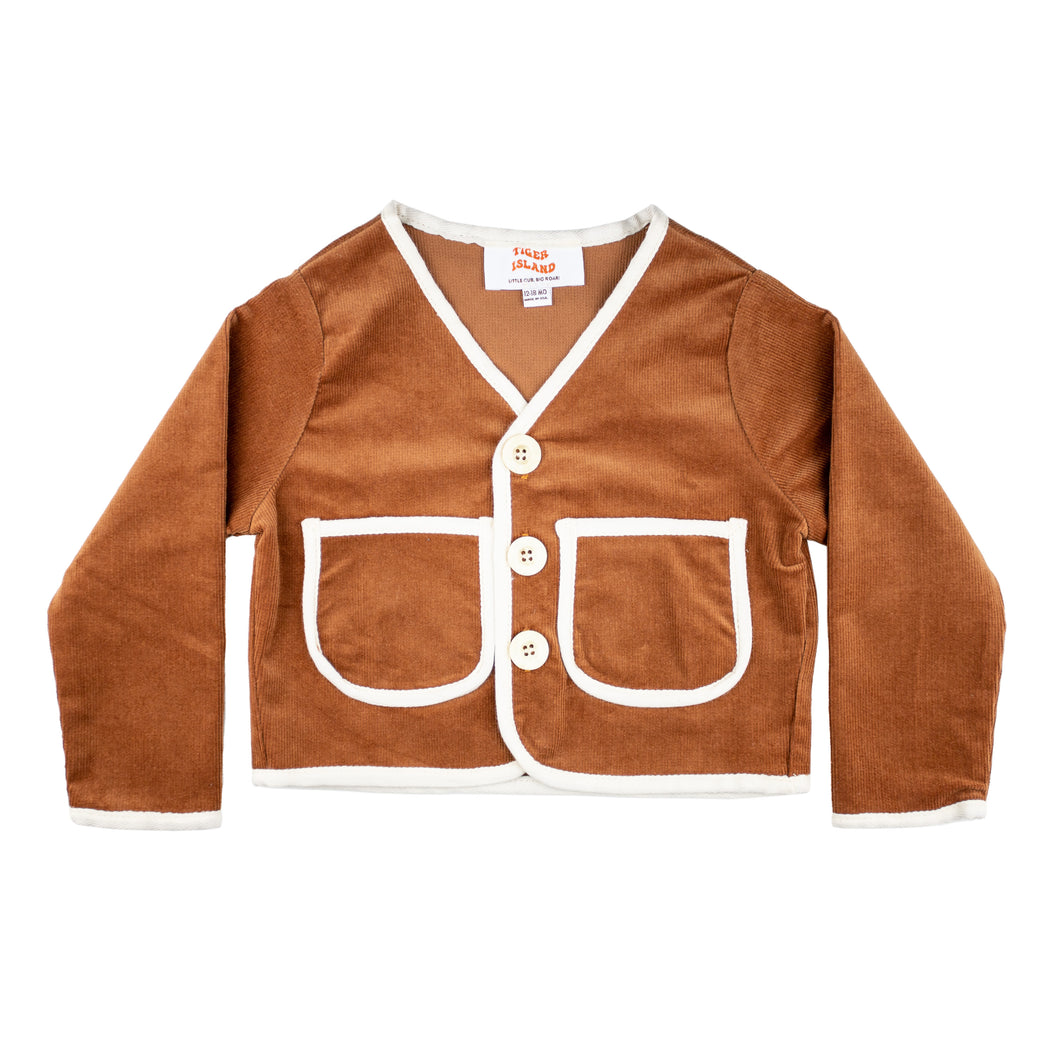 Groovy Jacket - Mocha Cord