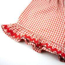 Load image into Gallery viewer, gingham rick rack shorts
