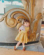 Load image into Gallery viewer, Pinafore Party Dress - Sunshine
